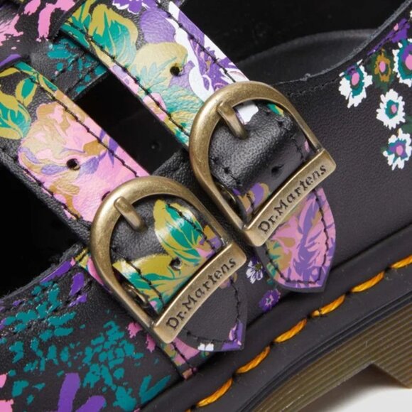 Dr. Martens 8065 Mary Jane Vintage Floral Leather Shoes 31187038 Women's Size 10 - Picture 12 of 15